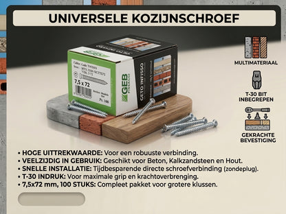 Kozijnschroef GC T30