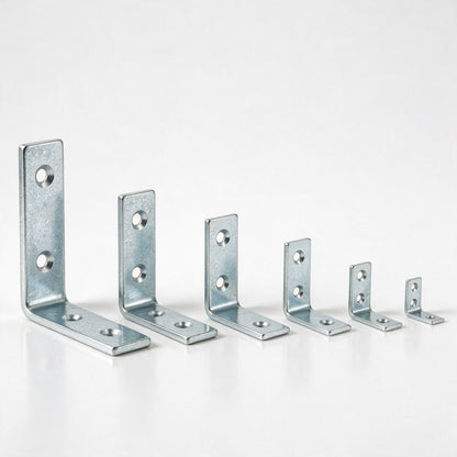 Corner bracket with pre-drilled holes