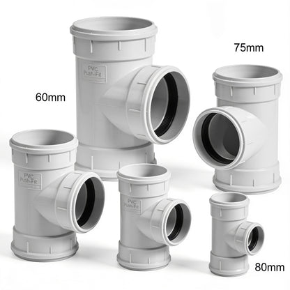 PVC drainage outlet connectors