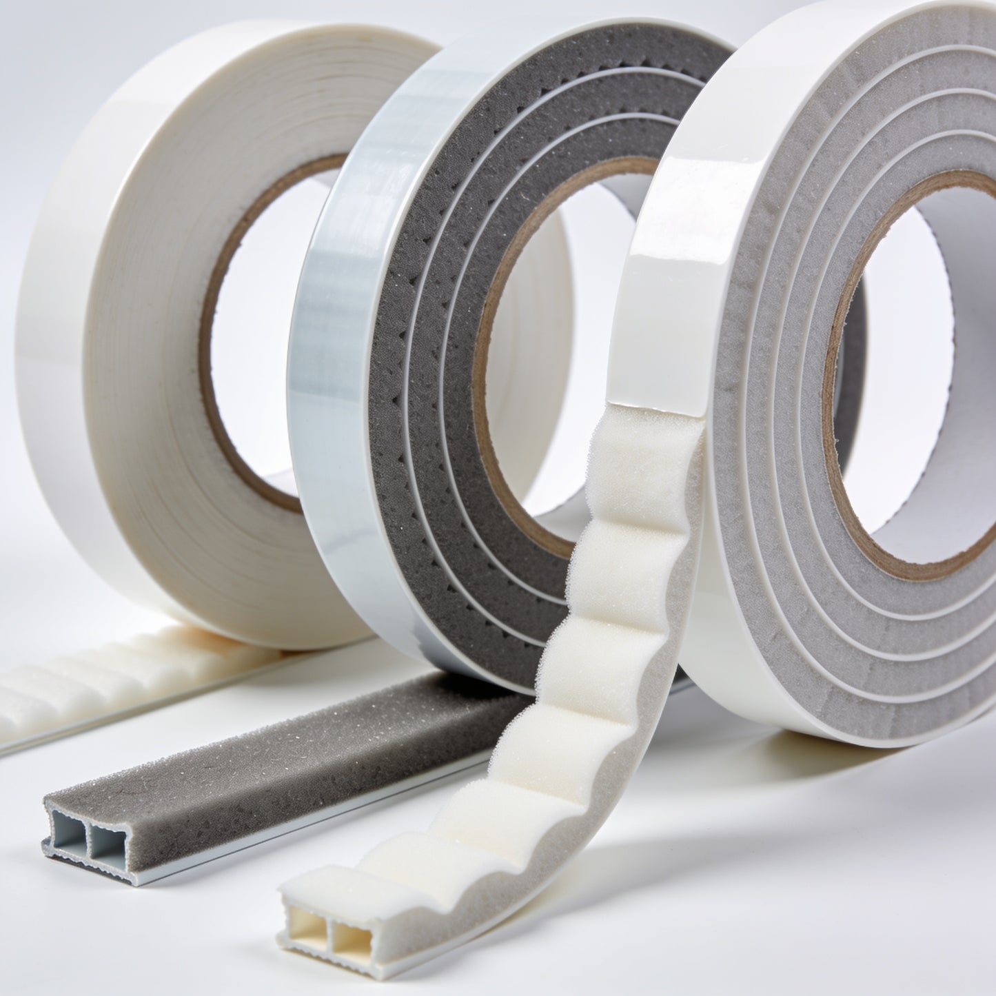 Polycarbonate glazing tape rolls
