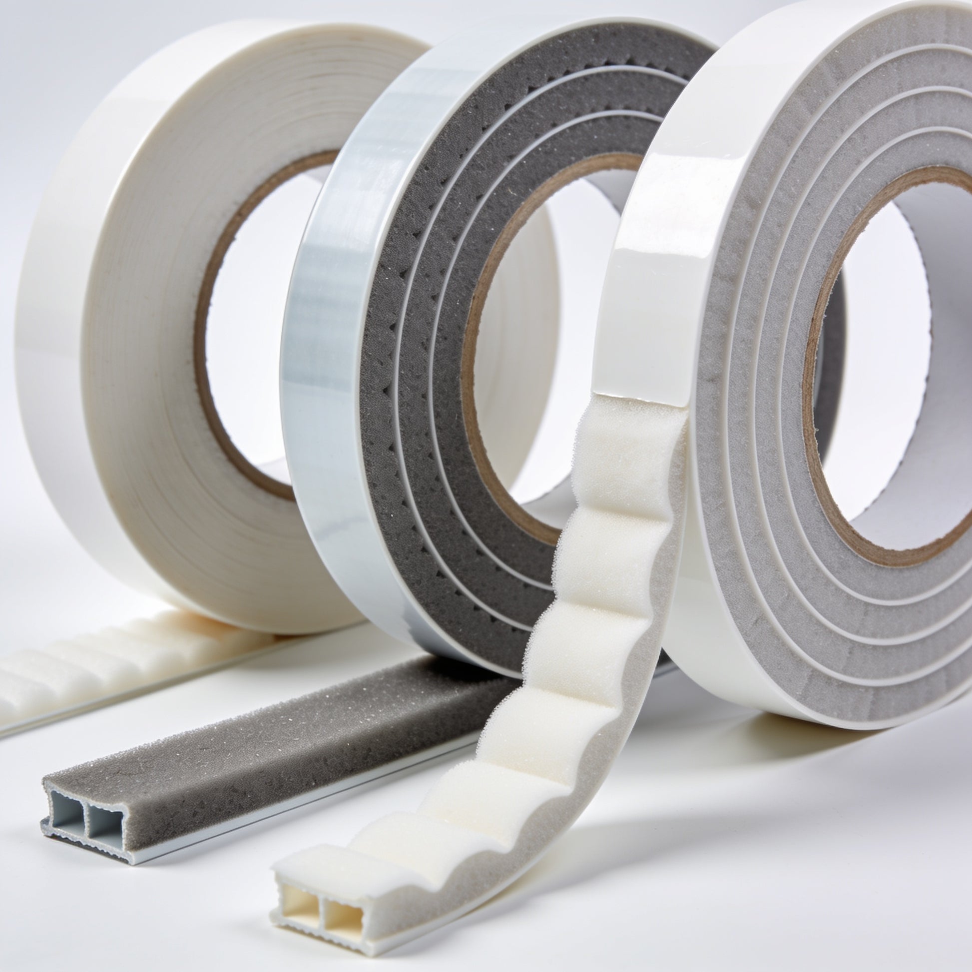 Polycarbonate glazing tape rolls